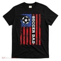 Soccer Dad Usa Flag All American Fathers T-Shirt thumb 0