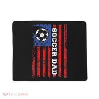 Soccer Dad Usa Flag All American Fathers Mousepad thumb 0