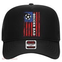 Soccer Dad Usa Flag All American Fathers Hat thumb 0