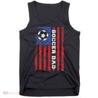Soccer Dad Usa Flag All American Fathers Tank Top thumb 0