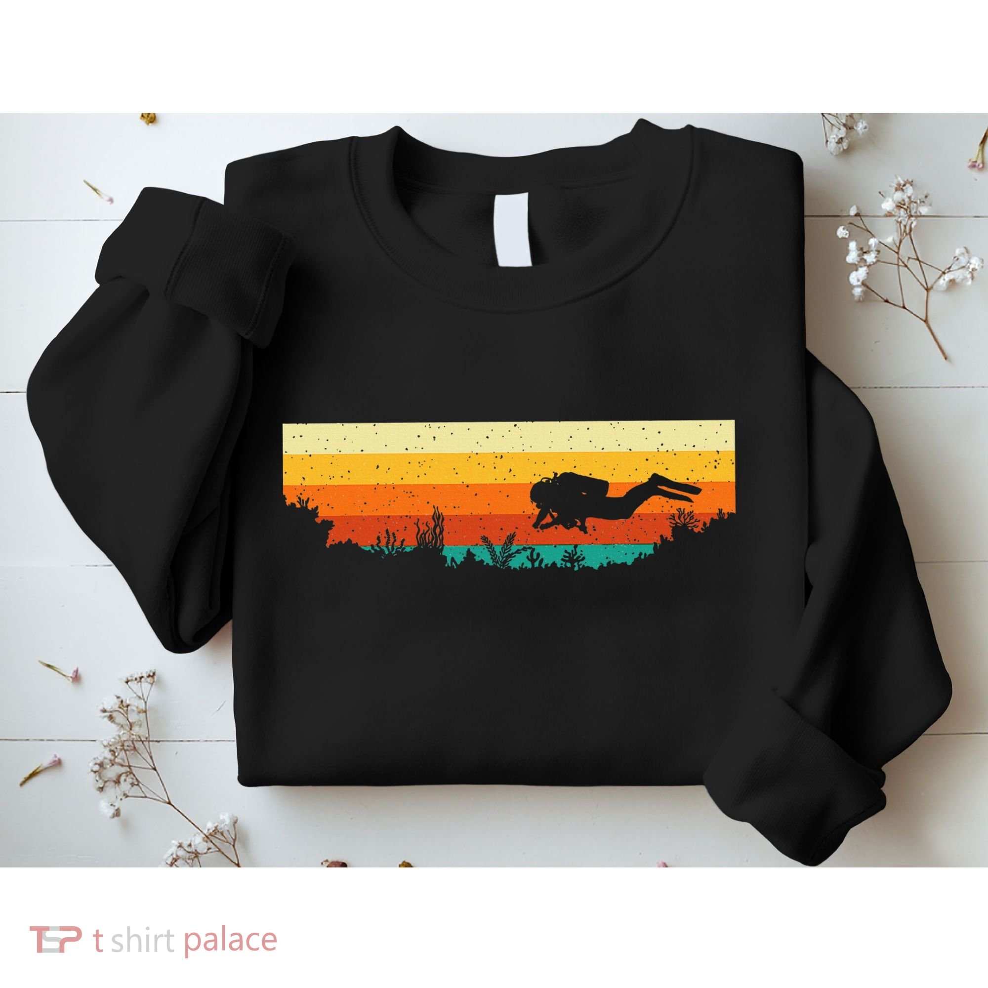 Scuba Diver Underwater Freediving Scuba Diving Sweatshirt