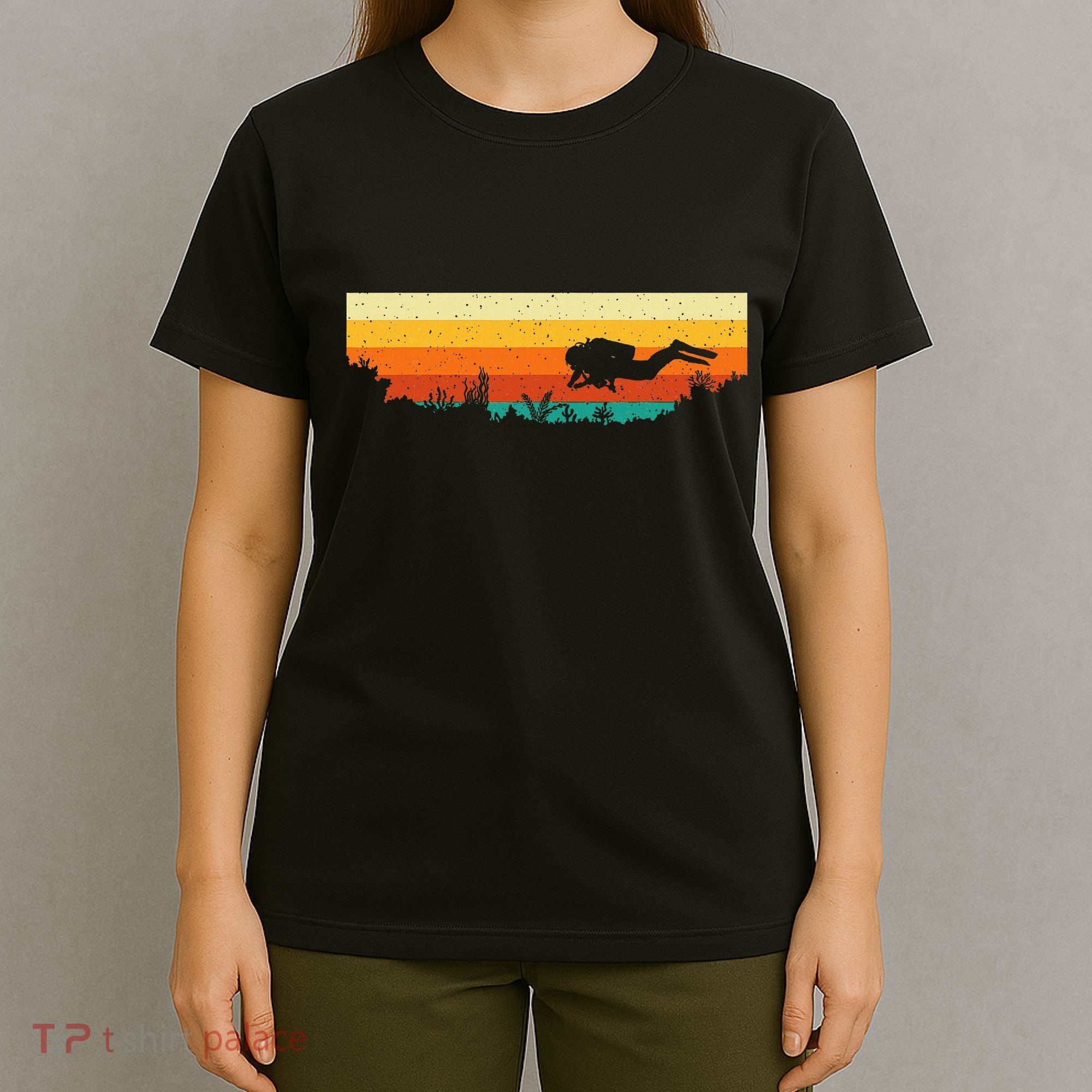 Scuba Diver Underwater Freediving Scuba Diving T-Shirt