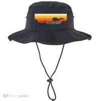 Scuba Diver Underwater Freediving Scuba Diving Bucket Hat thumb 0