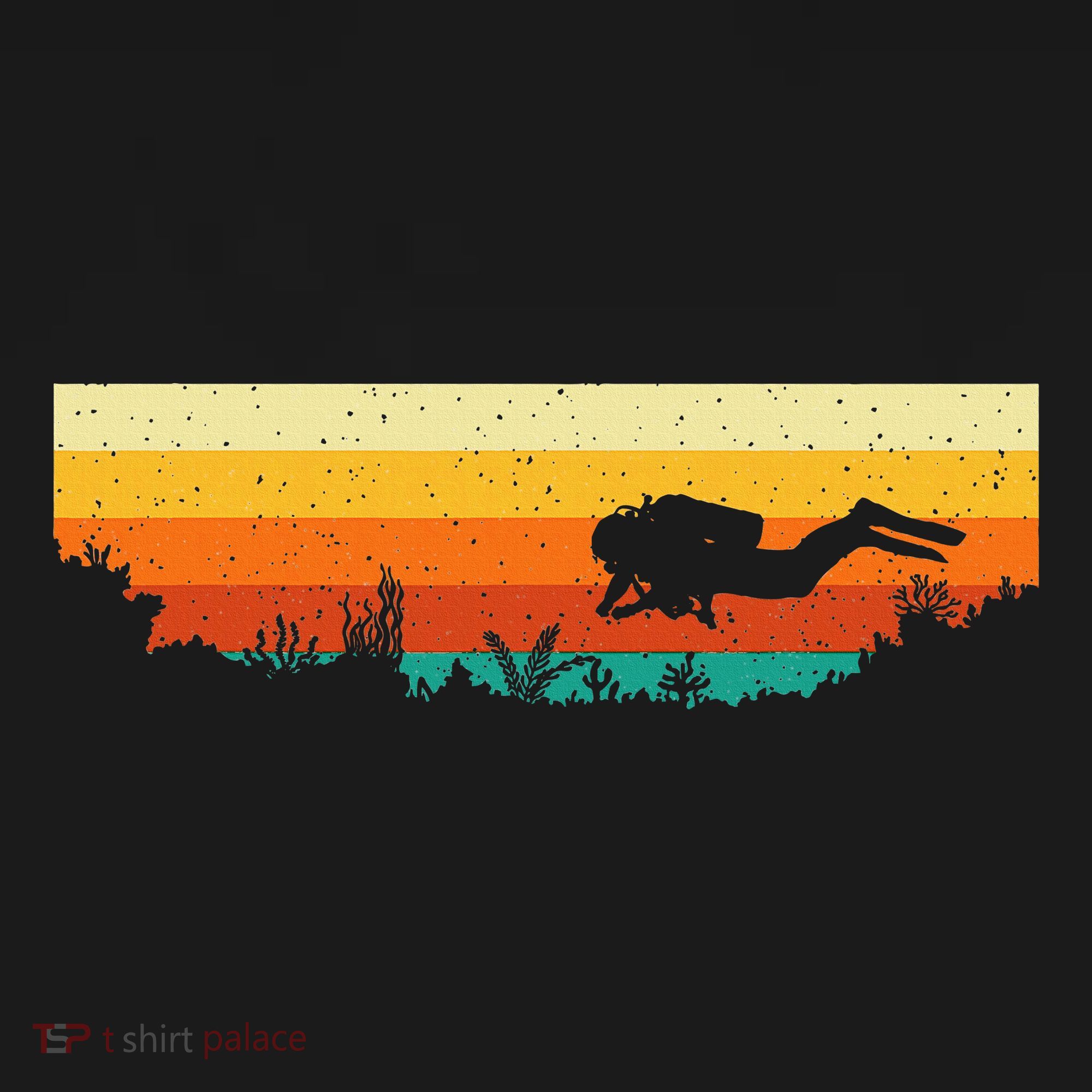 Scuba Diver Underwater Freediving Scuba Diving Toddler T-Shirt
