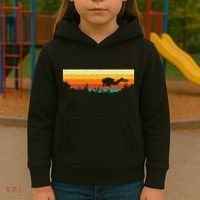 Scuba Diver Underwater Freediving Scuba Diving Kids Hoodie thumb 3