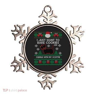 Scottie Dog Ugly Christmas Party Scottish Terrier Novelty Gift Ornament