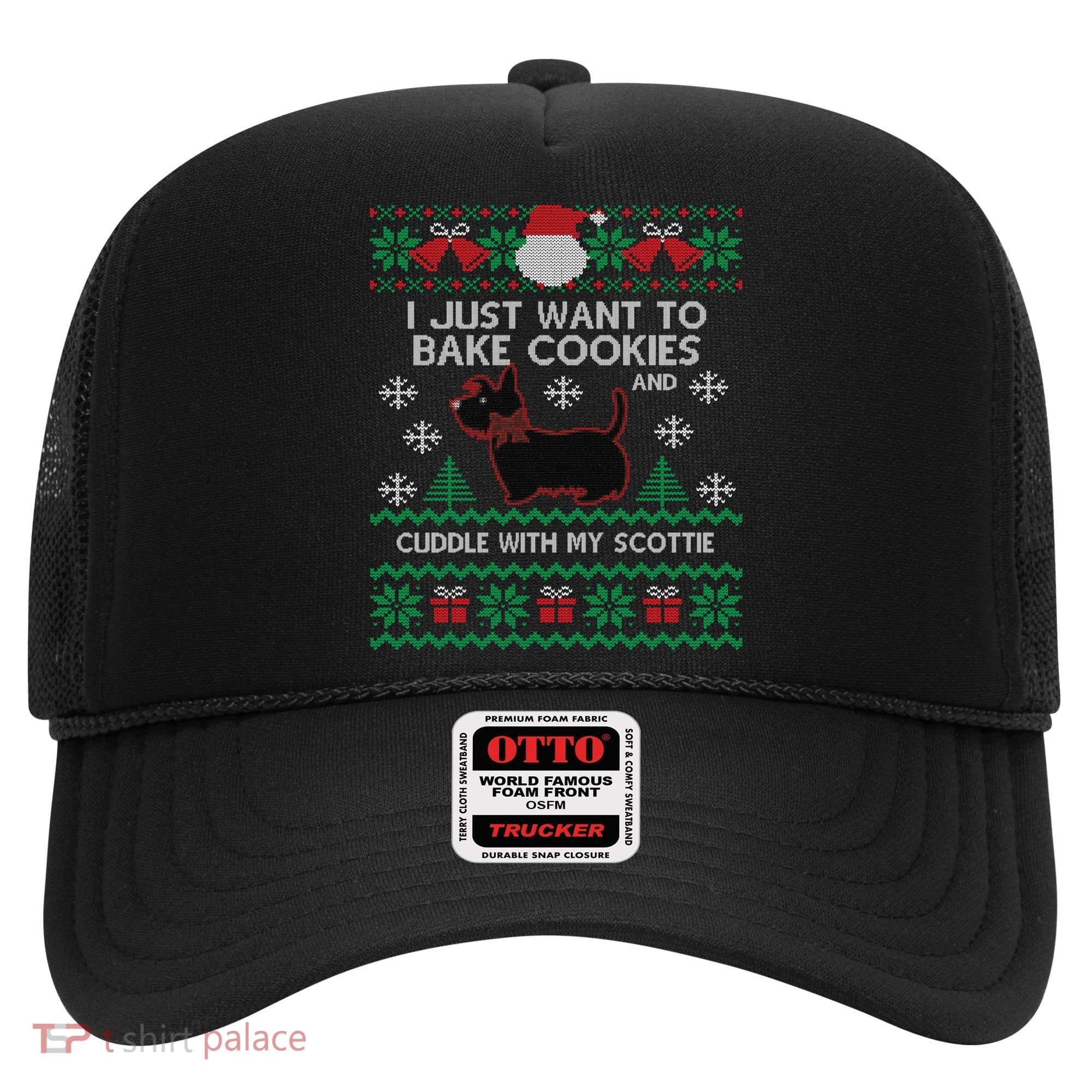 Scottie Dog Ugly Christmas Party Scottish Terrier Novelty Gift Hat