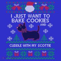Scottie Dog Ugly Christmas Party Scottish Terrier Novelty Gift Mousepad thumb 1
