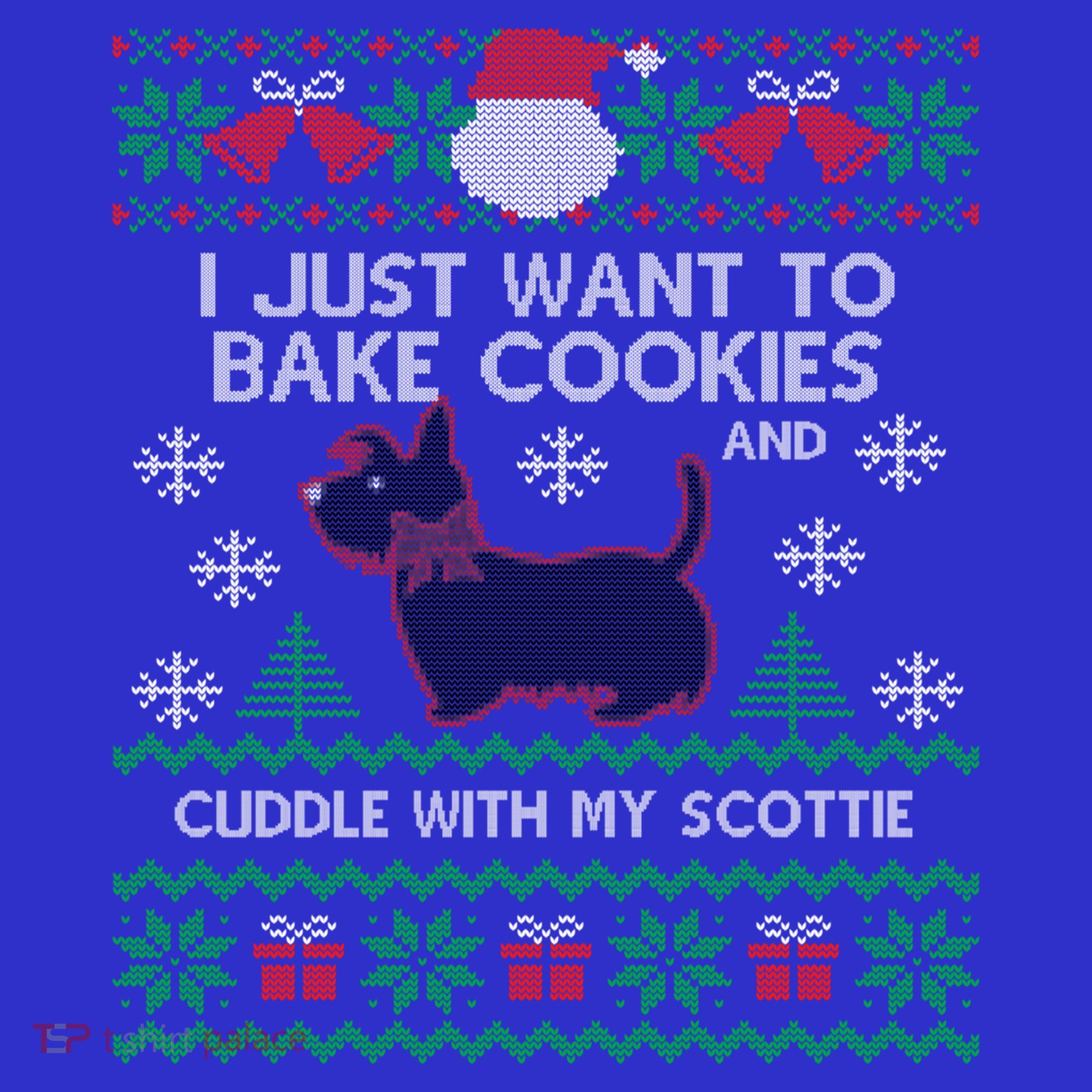 Scottie Dog Ugly Christmas Party Scottish Terrier Novelty Gift Visor