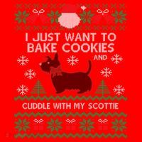 Scottie Dog Ugly Christmas Party Scottish Terrier Novelty Gift Santa Hat thumb 1