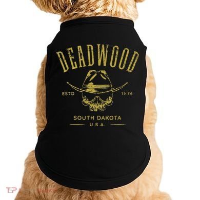 South Dakota Usa Skull Distressed Design Doggie Tank