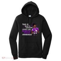Survivor Domestic Violence Awareness Purple Women's Hoodie thumb 0