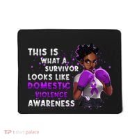 Survivor Domestic Violence Awareness Purple Mousepad thumb 0