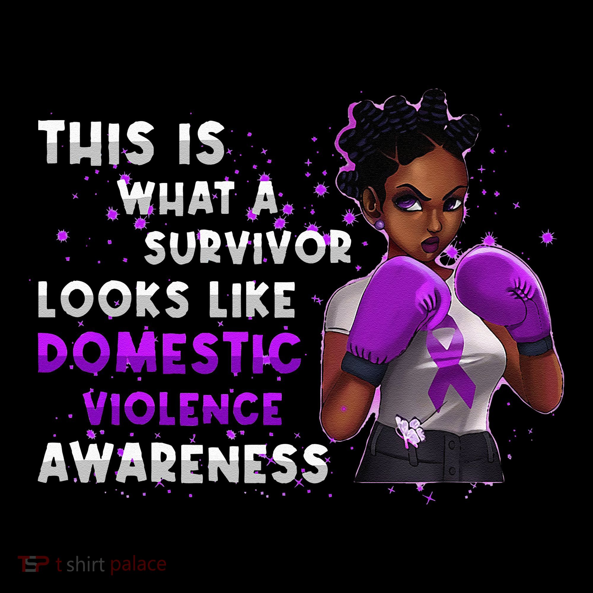 Survivor Domestic Violence Awareness Purple Mousepad