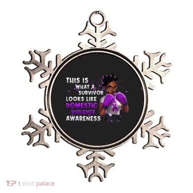 Survivor Domestic Violence Awareness Purple Ornament