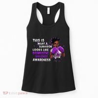 Survivor Domestic Violence Awareness Purple Women's Tank Top thumb 0