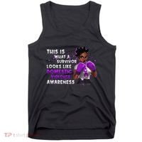 Survivor Domestic Violence Awareness Purple Tank Top thumb 0