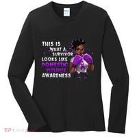 Survivor Domestic Violence Awareness Purple Women's Long Sleeve Shirt thumb 0