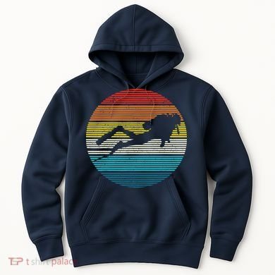Scuba Diving Vintage Retro Ocean Scuba Diver Gift Hoodie