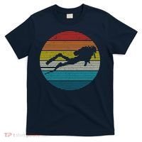 Scuba Diving Vintage Retro Ocean Scuba Diver Gift T-Shirt thumb 0