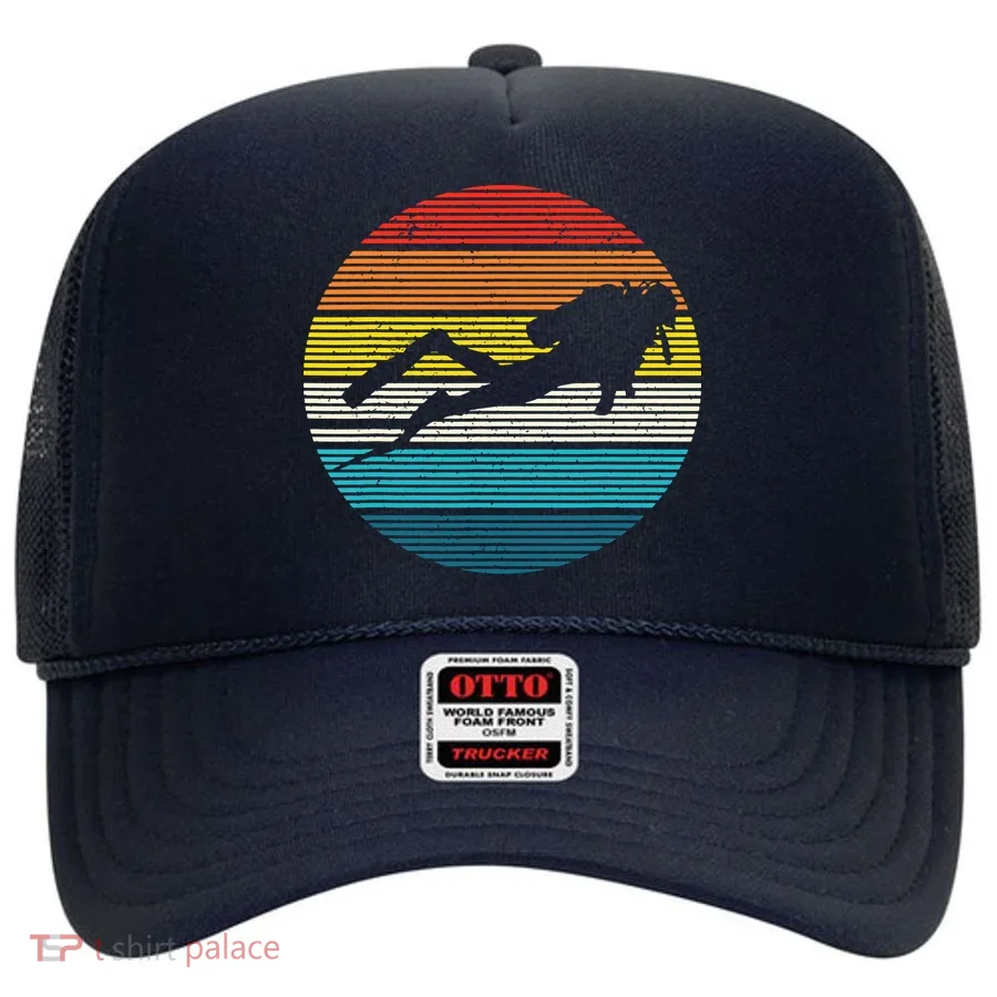 Scuba Diving Vintage Retro Ocean Scuba Diver Gift Hat