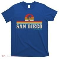 San Diego Vintage Sunset California Sailing Surfer San Diego Great Gift T-Shirt thumb 0