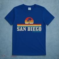 San Diego Vintage Sunset California Sailing Surfer San Diego Great Gift T-Shirt thumb 5
