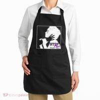 Stop Domestic Violence Awareness Month Purple Ribbon Warrior Apron thumb 2