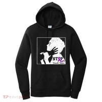 Stop Domestic Violence Awareness Month Purple Ribbon Warrior Women's Hoodie thumb 0