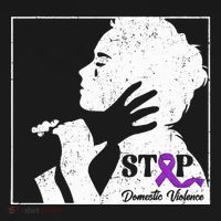 Stop Domestic Violence Awareness Month Purple Ribbon Warrior Mousepad thumb 1
