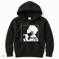 Stop Domestic Violence Awareness Month Purple Ribbon Warrior Kids Hoodie thumb 0