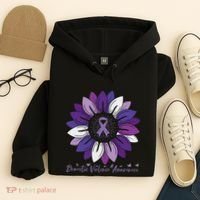 Sunflower Domestic Violence Awareness Month Hoodie thumb 4