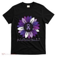 Sunflower Domestic Violence Awareness Month T-Shirt thumb 0