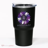 Sunflower Domestic Violence Awareness Month Tumbler thumb 0