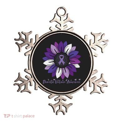 Sunflower Domestic Violence Awareness Month Ornament