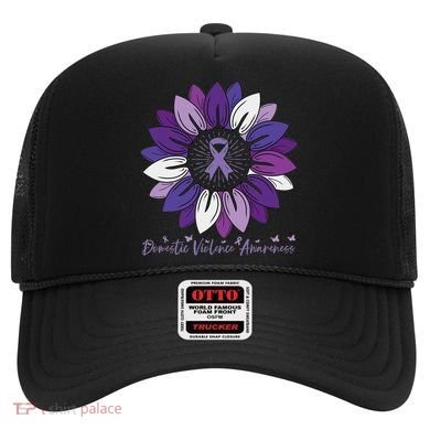 Sunflower Domestic Violence Awareness Month Hat