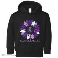 Sunflower Domestic Violence Awareness Month Toddler Hoodie thumb 0