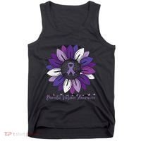 Sunflower Domestic Violence Awareness Month Tank Top thumb 0