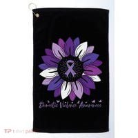 Sunflower Domestic Violence Awareness Month Golf Towel thumb 0