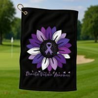 Sunflower Domestic Violence Awareness Month Golf Towel thumb 1