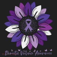 Sunflower Domestic Violence Awareness Month Golf Towel thumb 3
