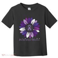Sunflower Domestic Violence Awareness Month Toddler T-Shirt thumb 0