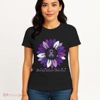 Sunflower Domestic Violence Awareness Month Women's T-Shirt thumb 4
