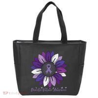 Sunflower Domestic Violence Awareness Month Tote Bag thumb 0