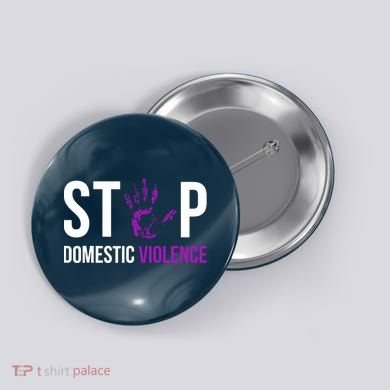 Stop Domestic Violence Awareness Survivor Gift Design Button