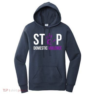 Stop Domestic Violence Awareness Survivor Gift Design Women's Hoodie