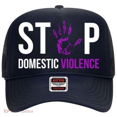 Stop Domestic Violence Awareness Survivor Gift Design Hat