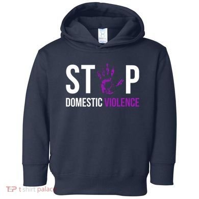 Stop Domestic Violence Awareness Survivor Gift Design Toddler Hoodie