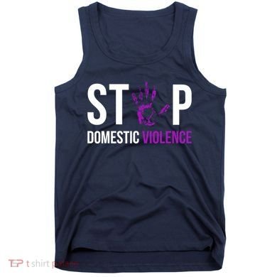 Stop Domestic Violence Awareness Survivor Gift Design Tank Top