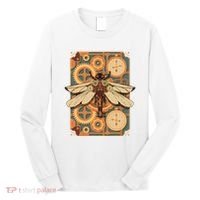 Steampunk Dragonfly Victorian Art Mechanical Steam Punk Long Sleeve Shirt thumb 0